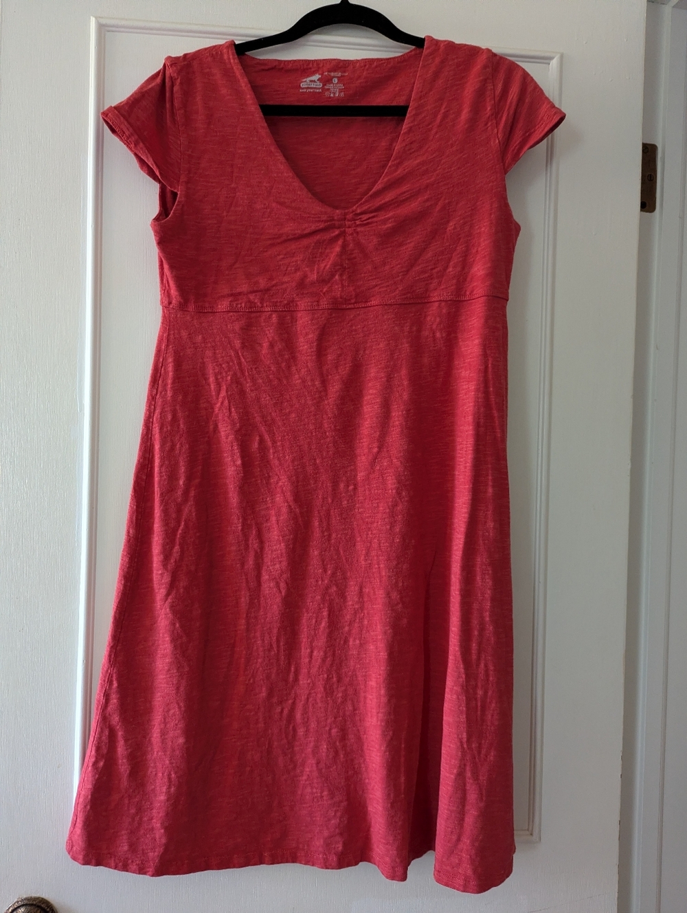 Horny Toad Heathered Coral T-shirt Dress Women's LG